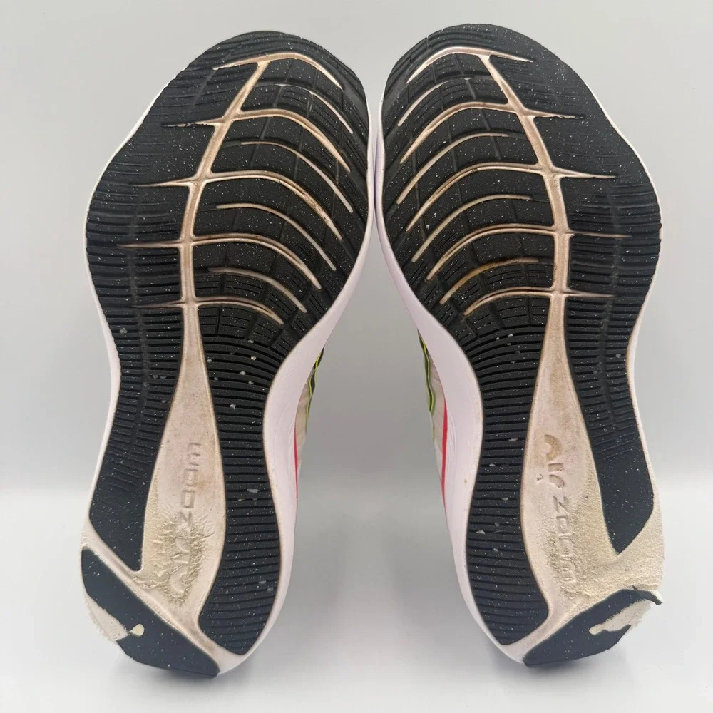 Nike Zoom Winflo 8 Womens Size 5.5 Running Shoes CW3421-100 White Pink Neon